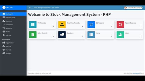 computerized office management system in php free download