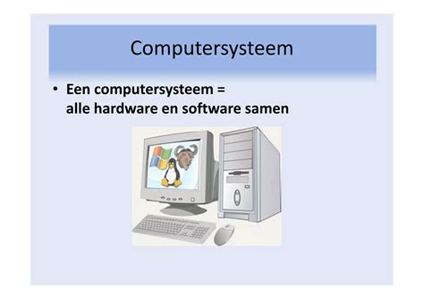 computersysteem definitie