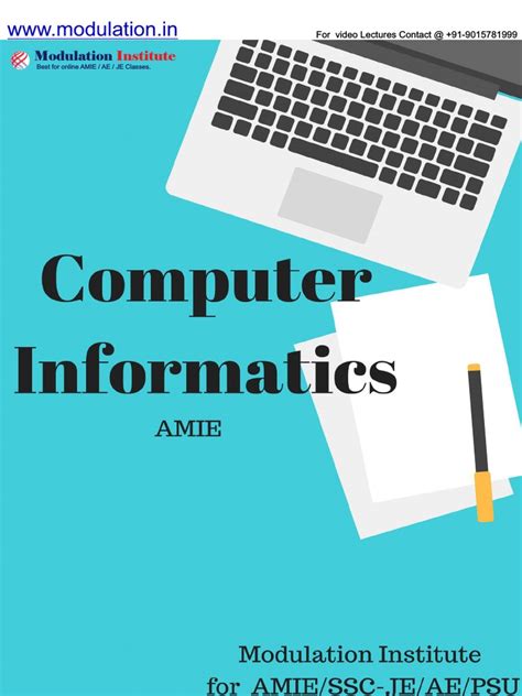 Computing Informatics Study Notes Amie Study