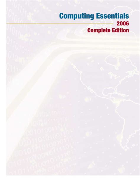 Full Download Computing Essentials 2006 Complete Edition 