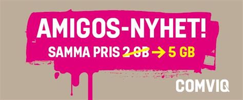 comviq amigos utomlands