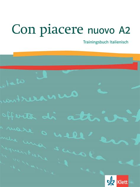 con piacere a2 trainingsbuch