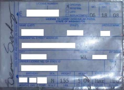 concealed permit washington