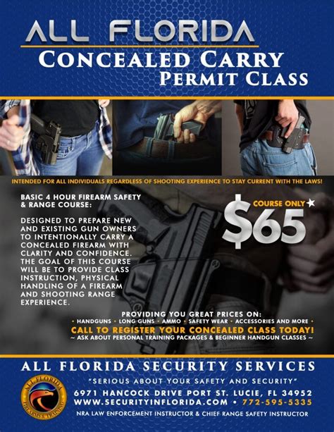 concealed weapons permit classes florida