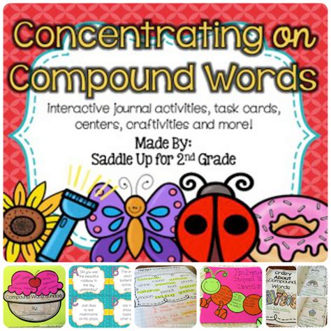 Concentrating On Compound Words Saddle Up For 2nd Compound Words Activities For 2nd Grade - Compound Words Activities For 2nd Grade