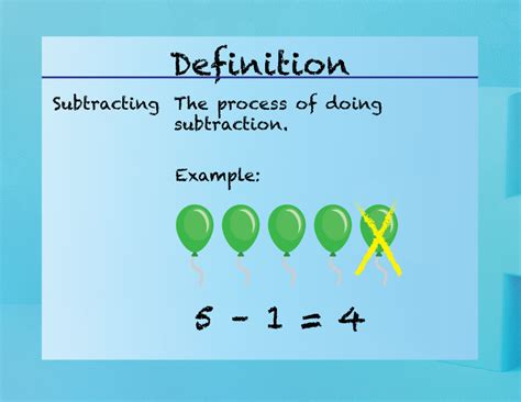 Concept Of Subtraction   Subtraction Math Is Fun - Concept Of Subtraction