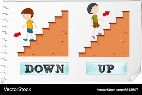 Concept Of Up And Down For Kindergarten School Concept Of Up And Down - Concept Of Up And Down