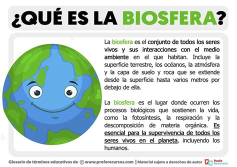 Concepto De Biosfera