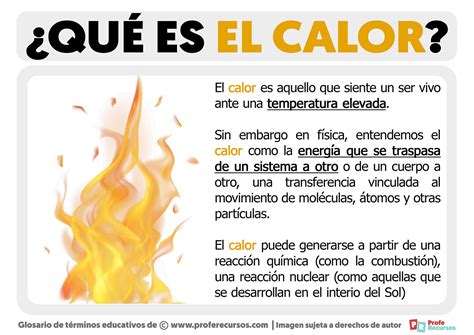 Concepto De Calor