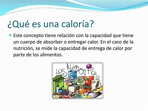 Concepto De Caloria