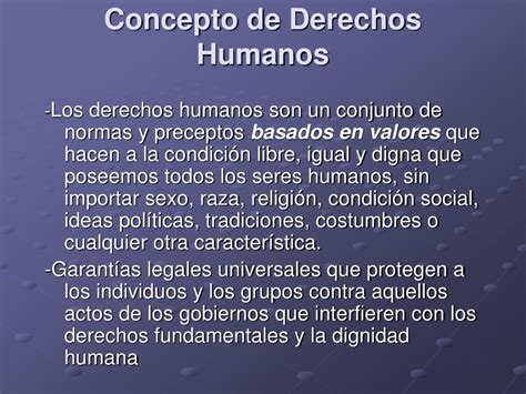 Concepto De Derechos