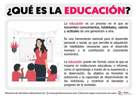 Concepto De Educacion