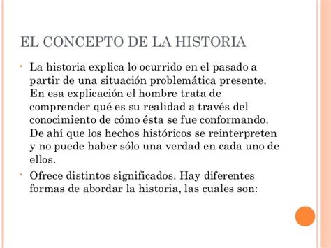 Concepto De Historia
