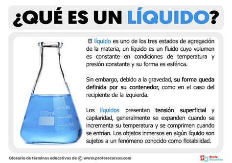 Concepto De Liquido