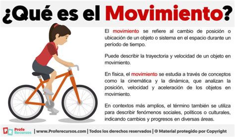 Concepto De Movimiento