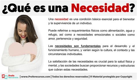 Concepto De Necesidad