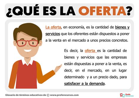 Concepto De Oferta