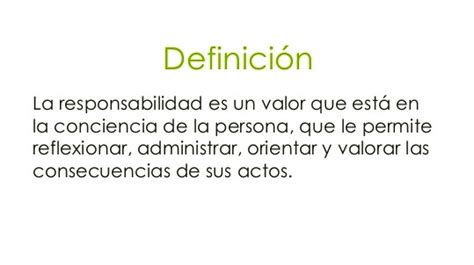 Concepto De Responsabilidad