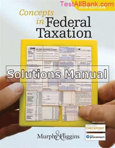 concepts in federal taxation solutions