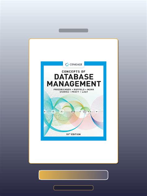 concepts of database management 10th edition