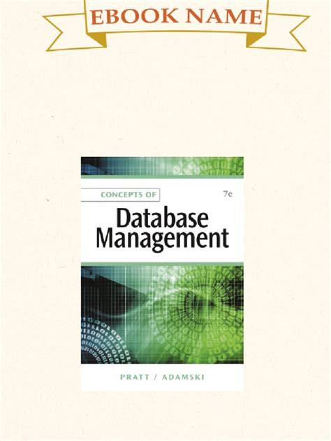 Concepts Of Database Management 7th Edition Pratt