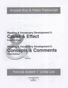 Read Online Concepts And Comments Answer Key 