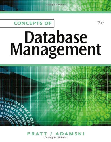 Read Concepts Of Database Management 7Th Edition Amazon 