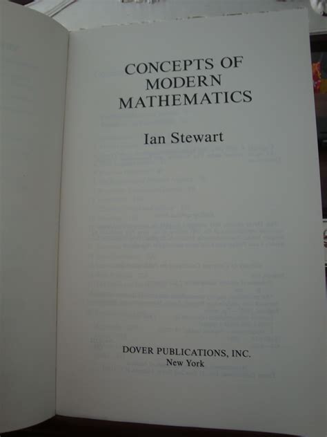 Full Download Concepts Of Modern Mathematics Ian Stewart 