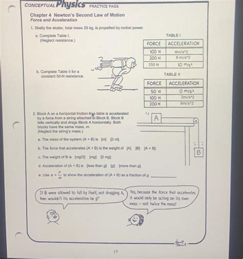 Conceptual Physics Answers Chapter 4