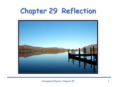 Conceptual Physics Chapter 29 Reflection And Refraction Answers