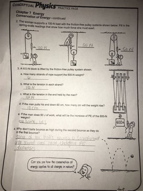 Conceptual Physics Practice Page Answer Key 419