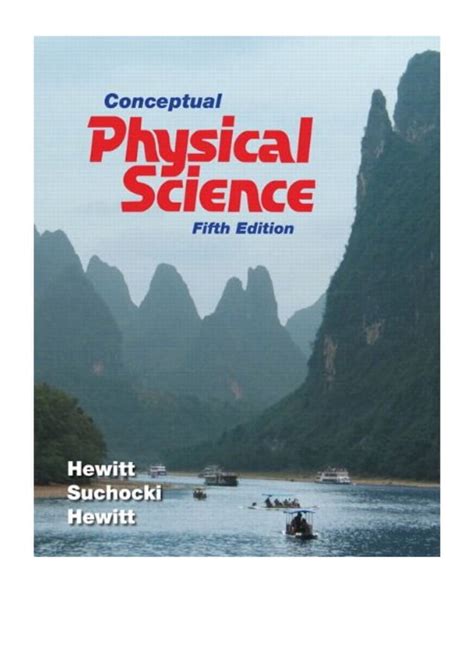 Read Online Conceptual Physical Science 5Th Edition Ebook 