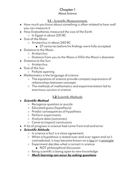 Read Conceptual Physics Chapter 1 