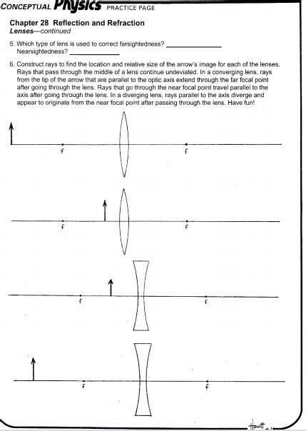 Download Conceptual Physics Chapter 28 Reflection And Refraction 