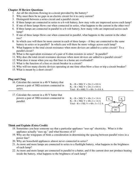 Download Conceptual Physics Chapter 35 Review Question Answers 