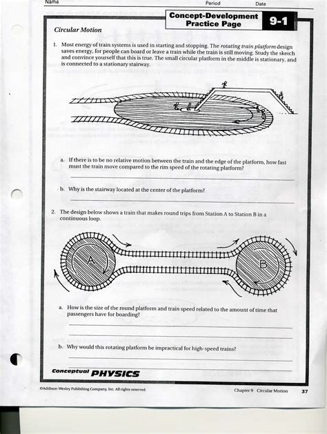 Full Download Conceptual Physics Concept Development Circular Motion Answers 