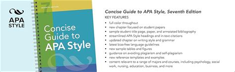 concise rules of apa style concise rules of the a