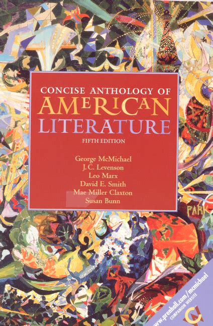 Read Online Concise Anthology Of American Literature 6Th Edition 