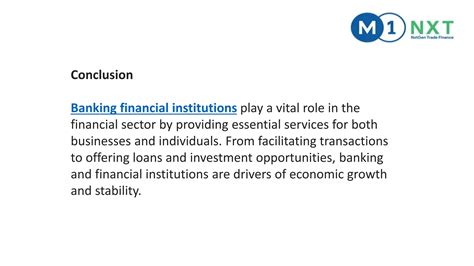 Conclusion Of Banking