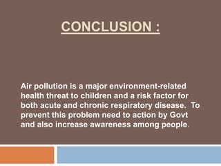 Conclusion Of Pollution