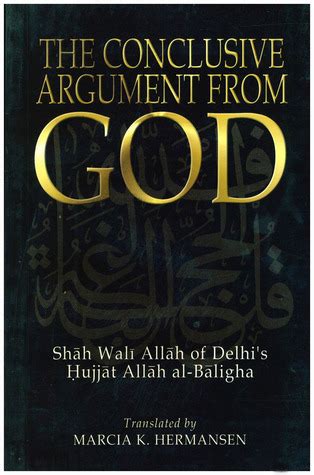 Conclusive Argument From God