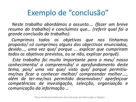 Conclusão De Trabalhos