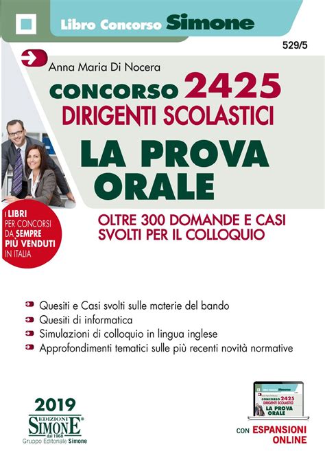Concorso 2425 Dirigenti Scolastici Compendio Bando Gu 24 Novembre 2017 N 90 Con Contenuto Digitale Per Accesso On Line