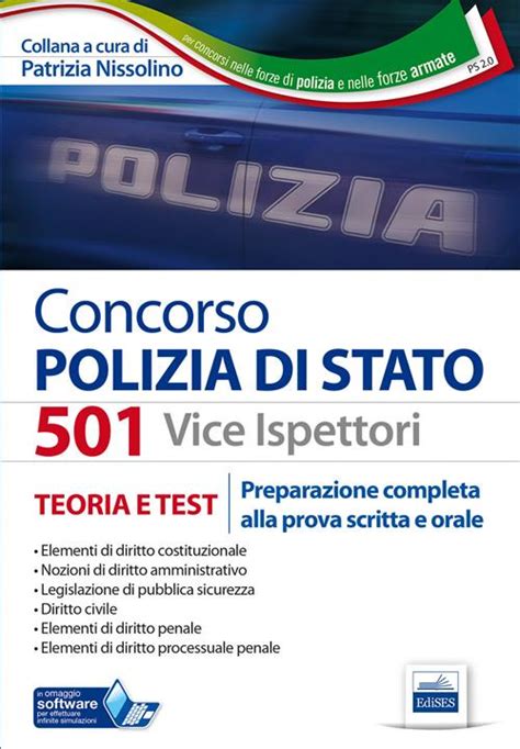 Full Download Concorso 501 Vice Ispettori Polizia Di Stato Preparazione Completa Alla Prova Scritta E Orale 