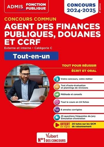 concours commun agent des finances publiques des