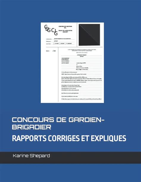 concours de gardien brigadier de police municipal