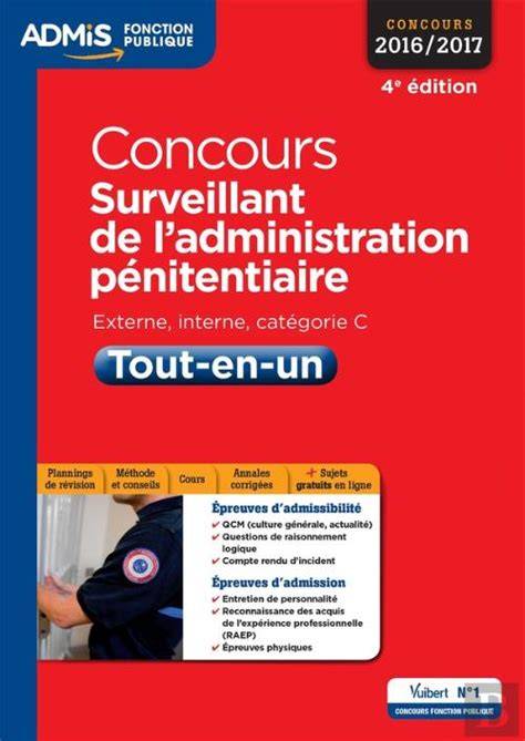 concours surveillant de l administration pa c nit