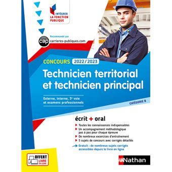 concours technicien territorial et technicien pri
