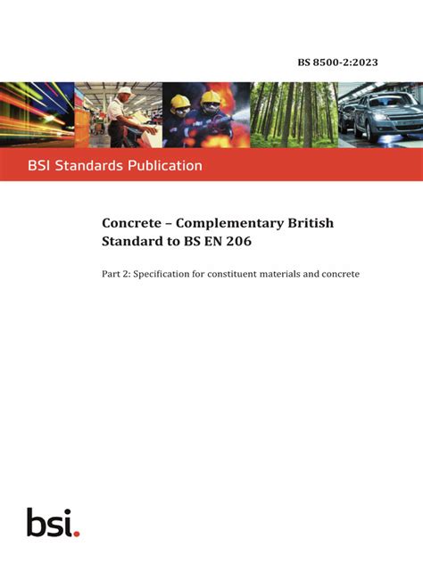 Concrete Complementary British Standard To Bs En 206 1