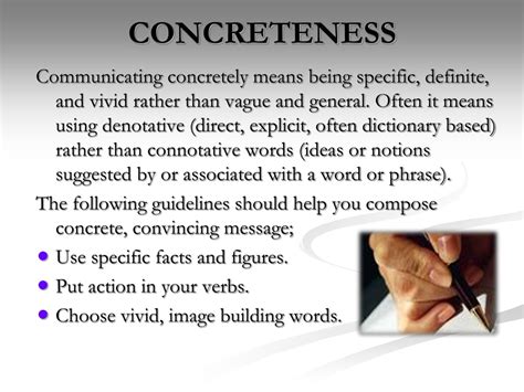 Concreteness In Communication